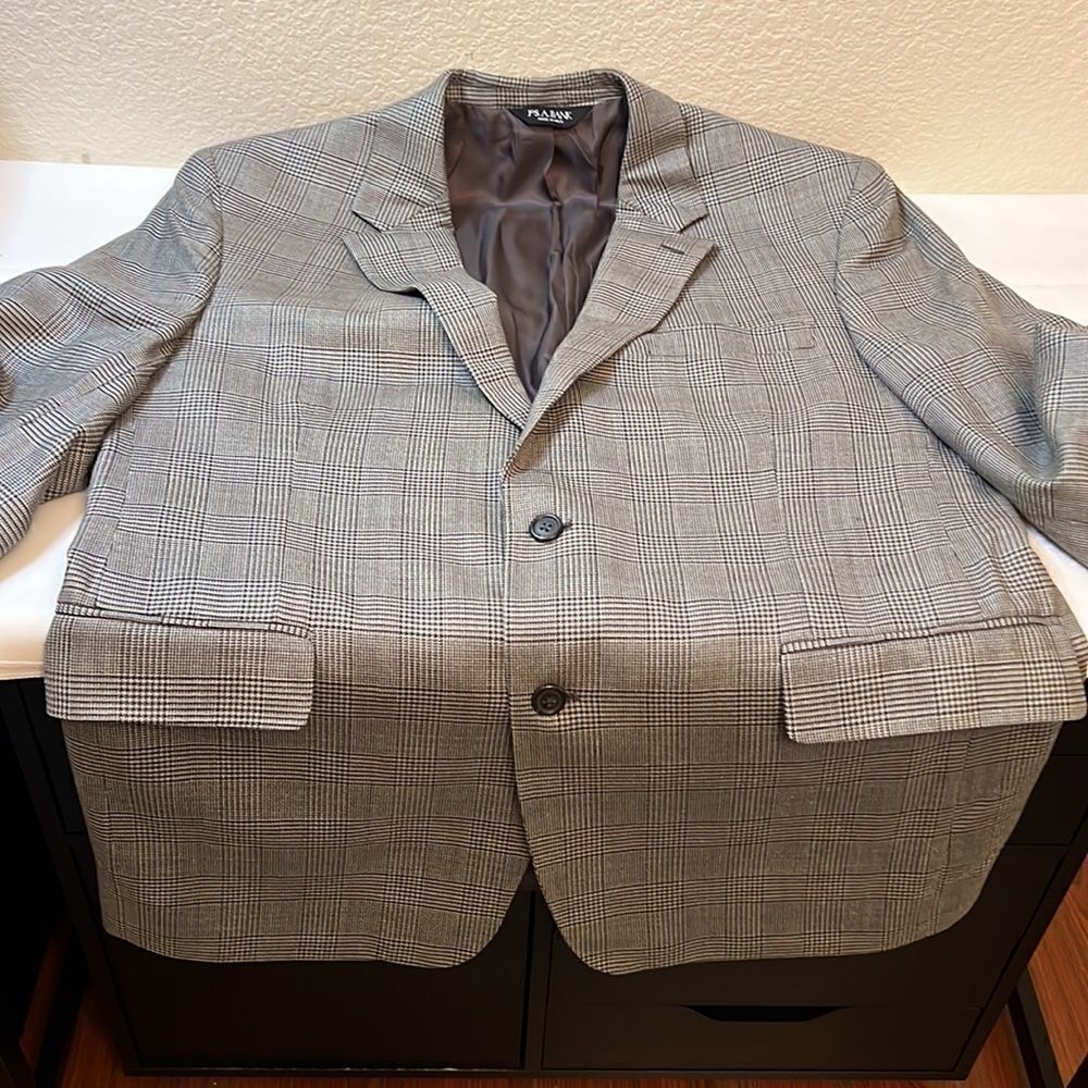Jos. A Bank Gray Plaid Sports Coat